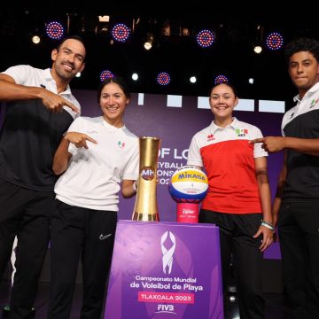 Con éxito se realizó el sorteo del Mundial de Voleibol de Playa Tlaxcala 2023