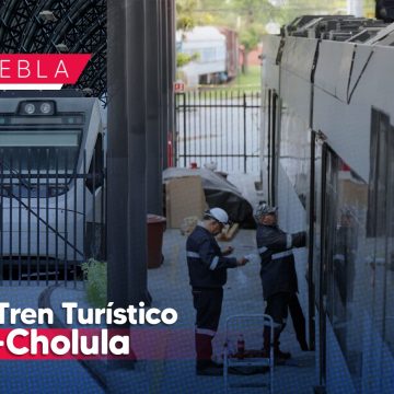 ¡Se acabó! Retiran vagones del Tren Turístico Puebla-Cholula para su venta