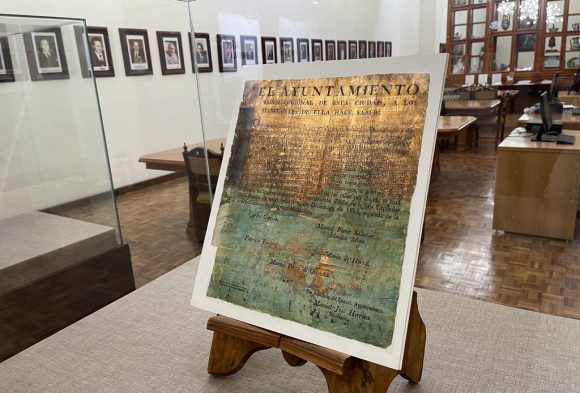 Lista la exposición de documentos históricos “de la independencia al primer imperio de México”