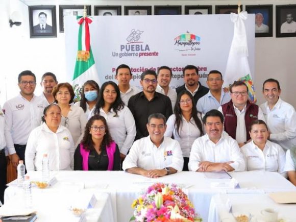 Gobierno de Sergio Salomón trabaja coordinadamente con alcaldes de toda la entidad