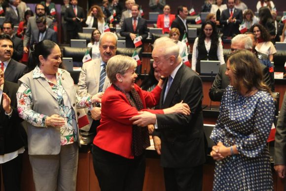 Ratifica Senado de la República a canciller y a dos subsecretarios