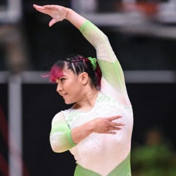 Alexa Moreno gana medalla de oro en la Copa del Mundo de Gimnasia en Francia