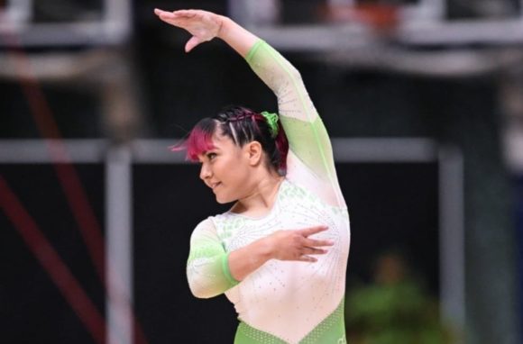 Alexa Moreno gana medalla de oro en la Copa del Mundo de Gimnasia en Francia