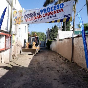 Arrancan adoquinamiento en calles de San Andrés Cholula