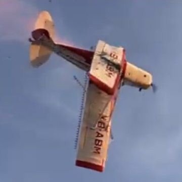 (VIDEO) Avioneta se desploma durante revelación de sexo en Navolato