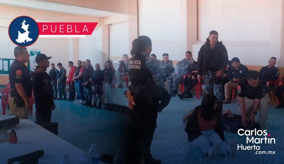 Gobierno de Puebla fortalece y capacita a Policías Municipales en toda la entidad