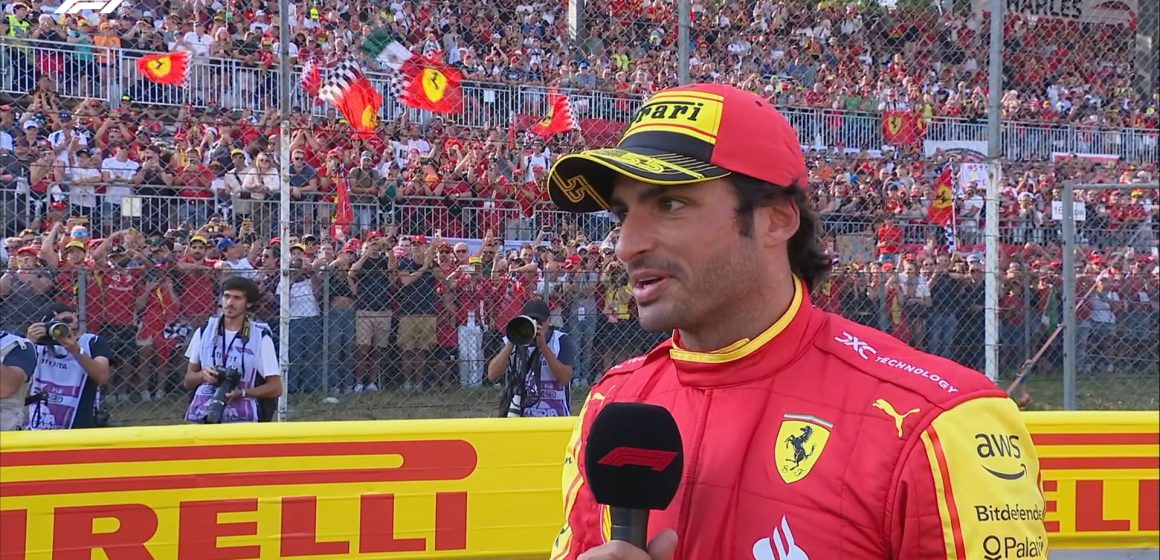 Carlos Sainz se lleva la pole en Monza; Checo Pérez largará en tercera fila    