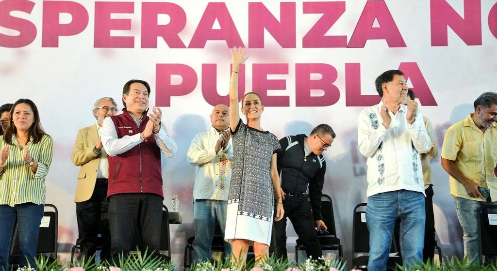 Sheinbaum firma acuerdo de unidad en Puebla