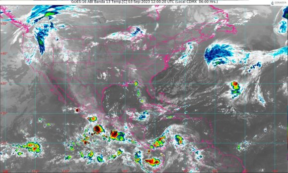 Se mantendrán lluvias intensas en el centro y sur del país