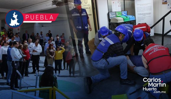 Con éxito, participó Congreso del Estado en el Simulacro Nacional 2023