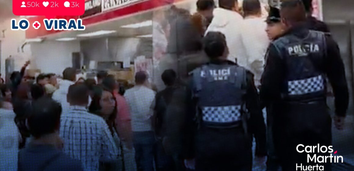 (VIDEO) Pelean a golpes por pasteles de Costco Satélite; policía interviene