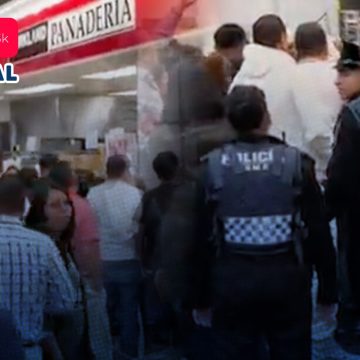 (VIDEO) Pelean a golpes por pasteles de Costco Satélite; policía interviene