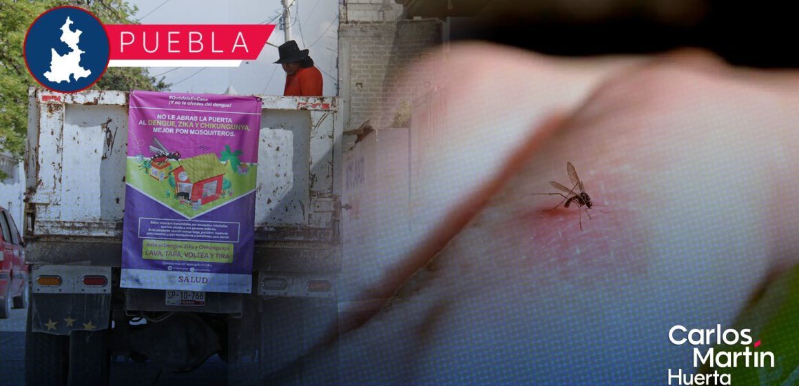 Mantienen 78 municipios de Puebla casos de dengue