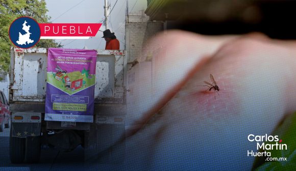 Suma Puebla 2 mil 872 casos acumulados por dengue