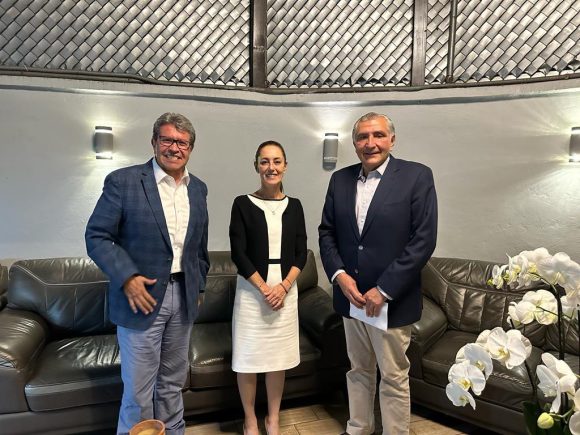Claudia Sheinbaum suma a Adán y Monreal como coordinadores de proyecto