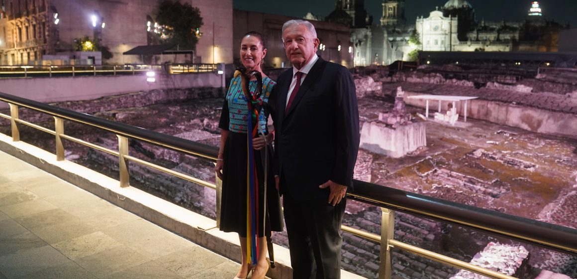 AMLO entrega el bastón de mando a Claudia Sheinbaum