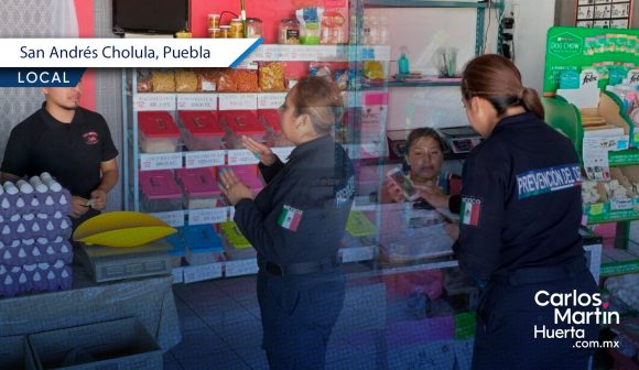 Fortalecen seguridad para negocios en San Andrés Cholula; como participar aquí