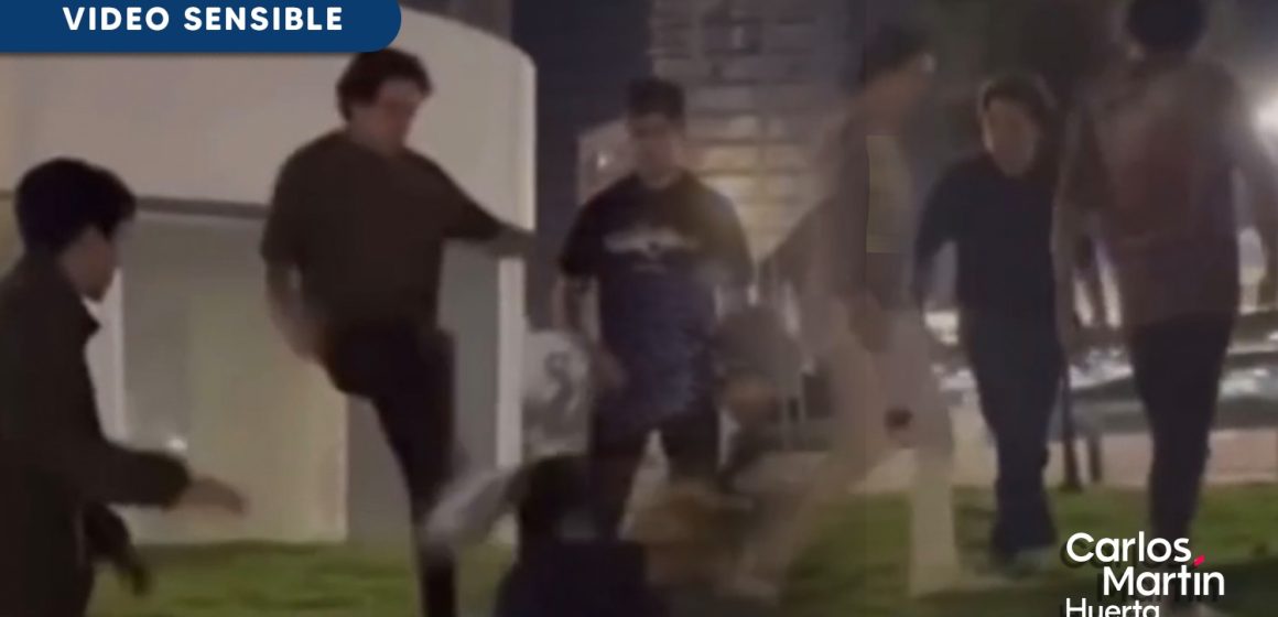 (VIDEO) Dan golpiza entre 7 a un joven frente a la Isla de Angelópolis