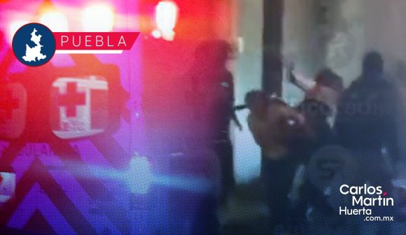 Golpean brutalmente a hombre en Jardines de San Manuel; iba con su esposa y bebé