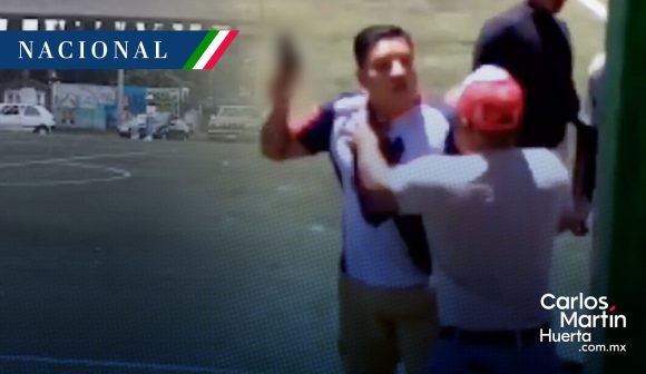 (VIDEO) Hombre amenaza con arma durante partido de futbol amateur en Toluca