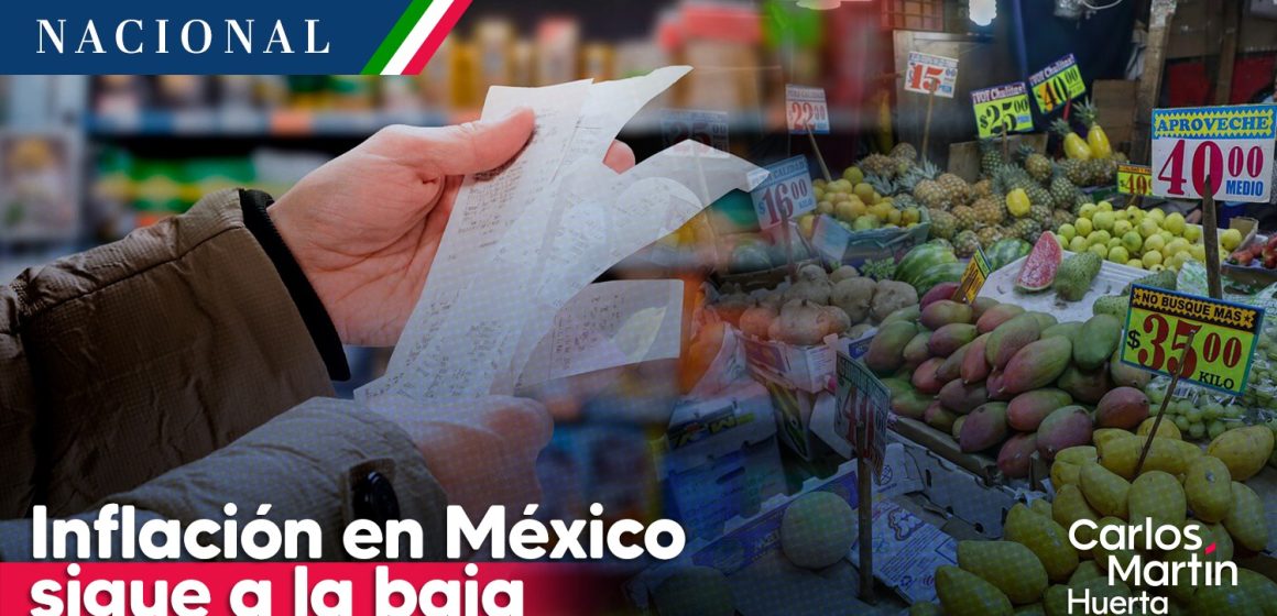 Inflación en México sigue a la baja, se ubicó en 4.64% durante agosto