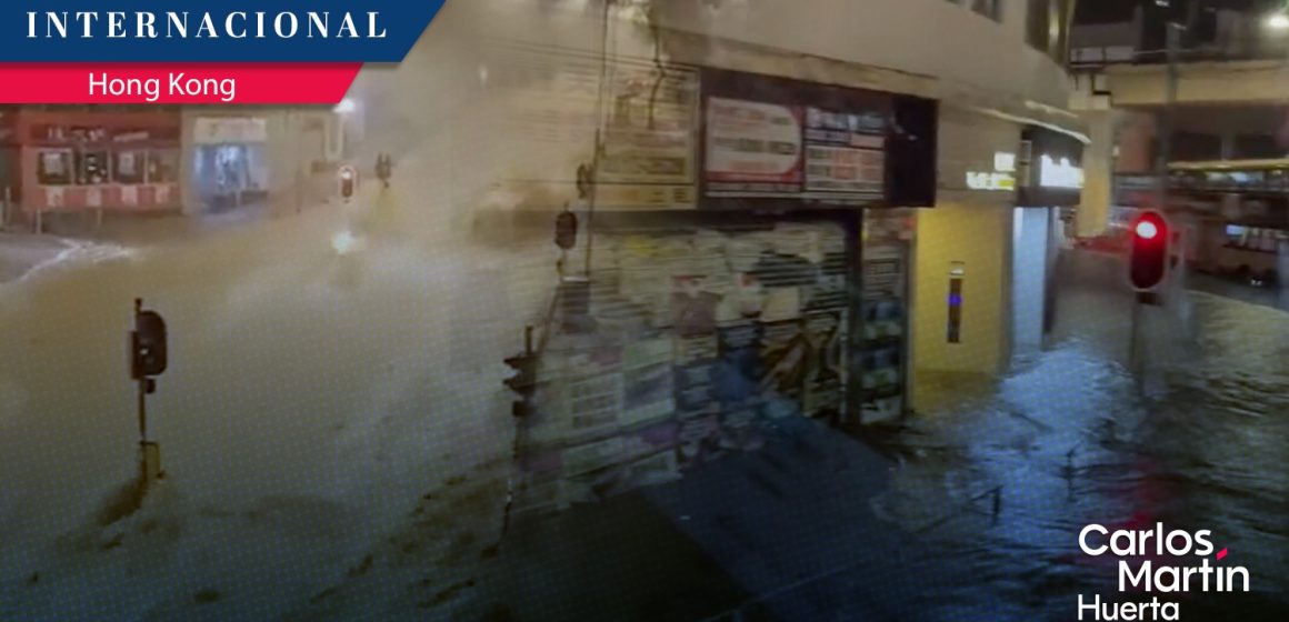 (VIDEO) Alerta en Hong Kong por masivas inundaciones