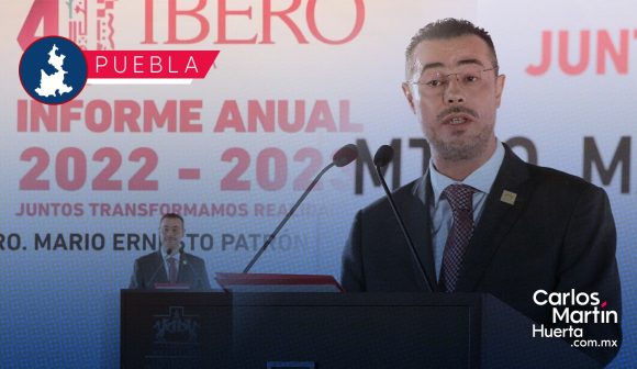 Rector de la Ibero Puebla, Mario Ernesto Patrón, rindió su cuarto informe