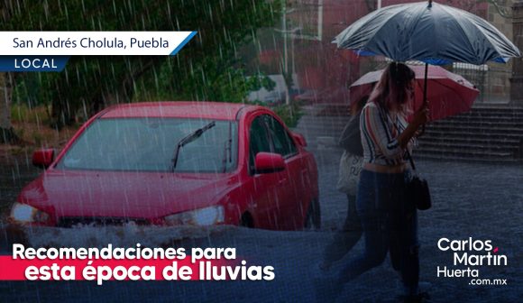 Recomendaciones para esta época de lluvias