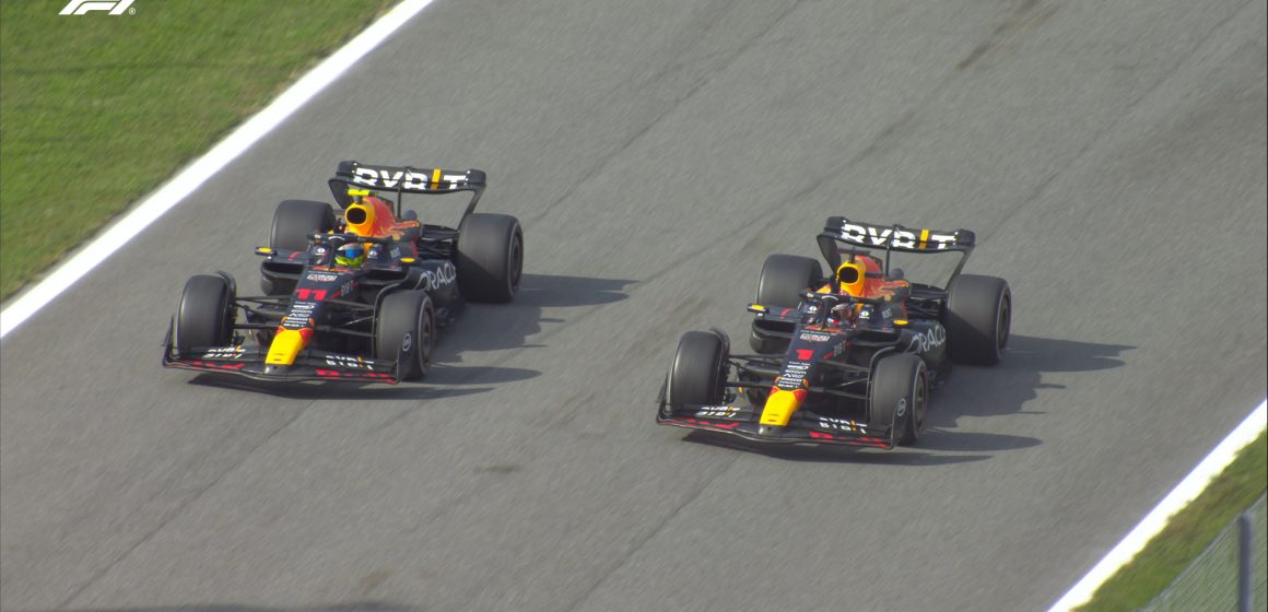 Checo Pérez sube al podio en Monza; Red Bull hace el 1-2