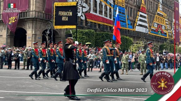 Regimiento ruso - desfile 16 de septiembre Embajadora de Ucrania critica participación de regimiento ruso en desfile de México