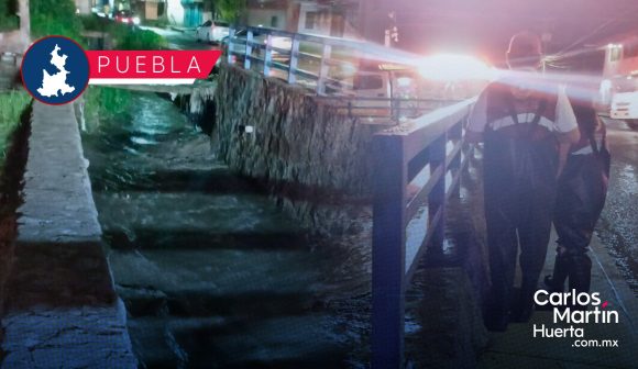 Activan alertamiento hidráulico en Río Alseseca para prevenir afectaciones en viviendas   