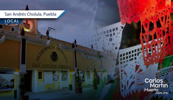 Todo listo para las fiestas patrias en San Andrés Cholula