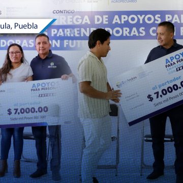 Entregan apoyos a emprendedores en San Andrés Cholula