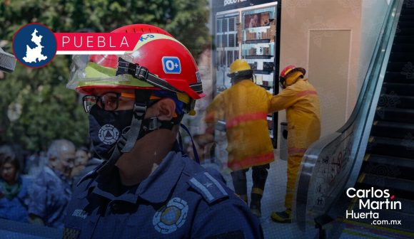 Participaron en simulacro 5 mil personas en 74 centros comerciales de Puebla   