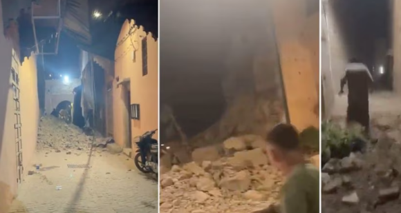 Se registra terremoto de 6.8 en Marruecos