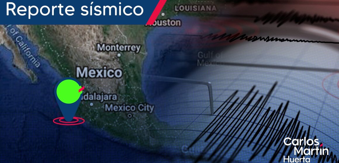 Se registra sismo magnitud 5.8 en Jalisco  