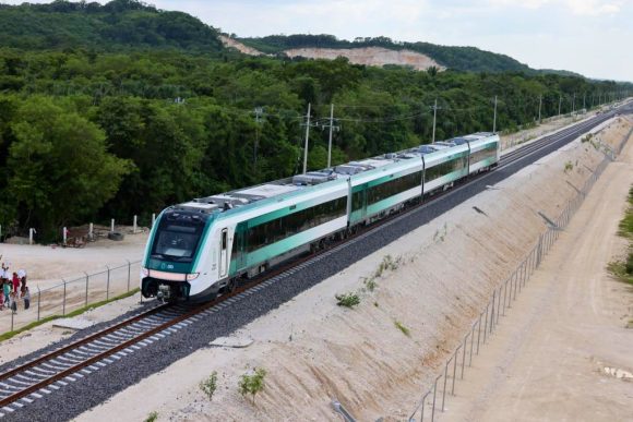 (VIDEO) Tren Maya realiza primer recorrido de Campeche a Mérida