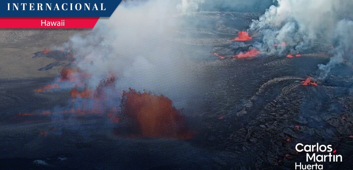 (VIDEO) Volcán Kilauea entra en erupción por tercera vez este 2023