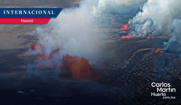 (VIDEO) Volcán Kilauea entra en erupción por tercera vez este 2023