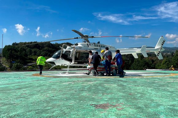 Reanuda Salud traslados aéreos en el estado