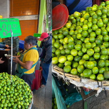 El precio del kilo de limón por las nubes $34 pesos en Puebla