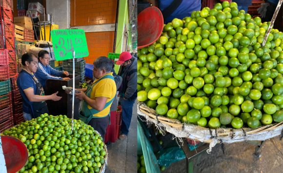 El precio del kilo de limón por las nubes $34 pesos en Puebla