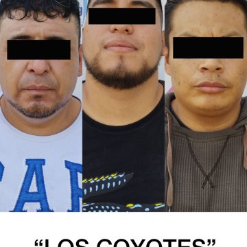 Policía Municipal detuvo a cinco miembros “Los Toxis y Los Coyotes”; relacionados con el narcomenudeo y robo a cuentahabiente