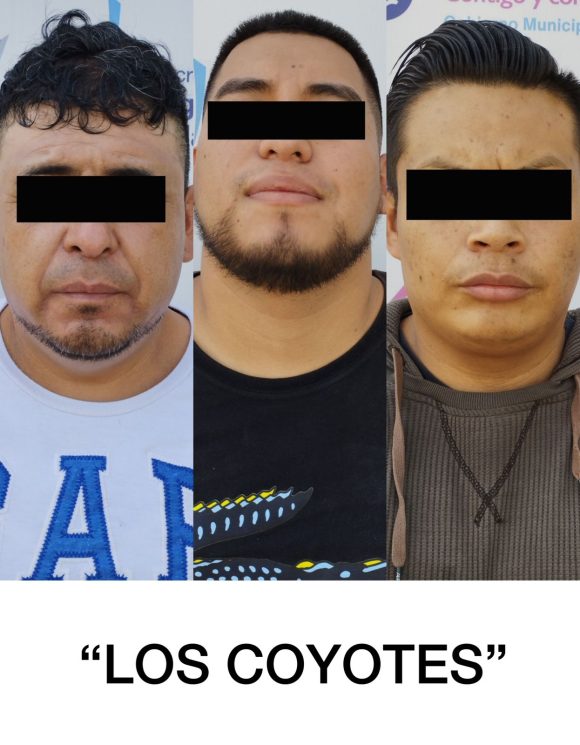 Policía Municipal detuvo a cinco miembros “Los Toxis y Los Coyotes”; relacionados con el narcomenudeo y robo a cuentahabiente