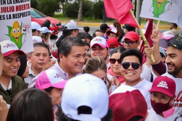 El respaldo de la gente de los 217 municipios nos dice que ¡vamos a ganar!: Julio Huerta