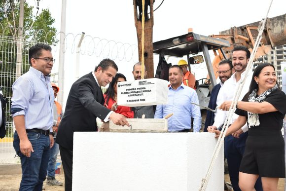 Agua de Puebla inició la Construcción de la Planta Potabilizadora Atlixcáyotl