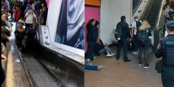 6537e02d50deb Falla en escaleras eléctricas del Metro Polanco deja siete lesionados