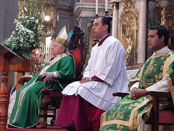 8ce11777-4834-42f0-ad87-5ed95412027a Arzobispo de Puebla, dedicó la misa dominical a los afectados por el huracán Otis