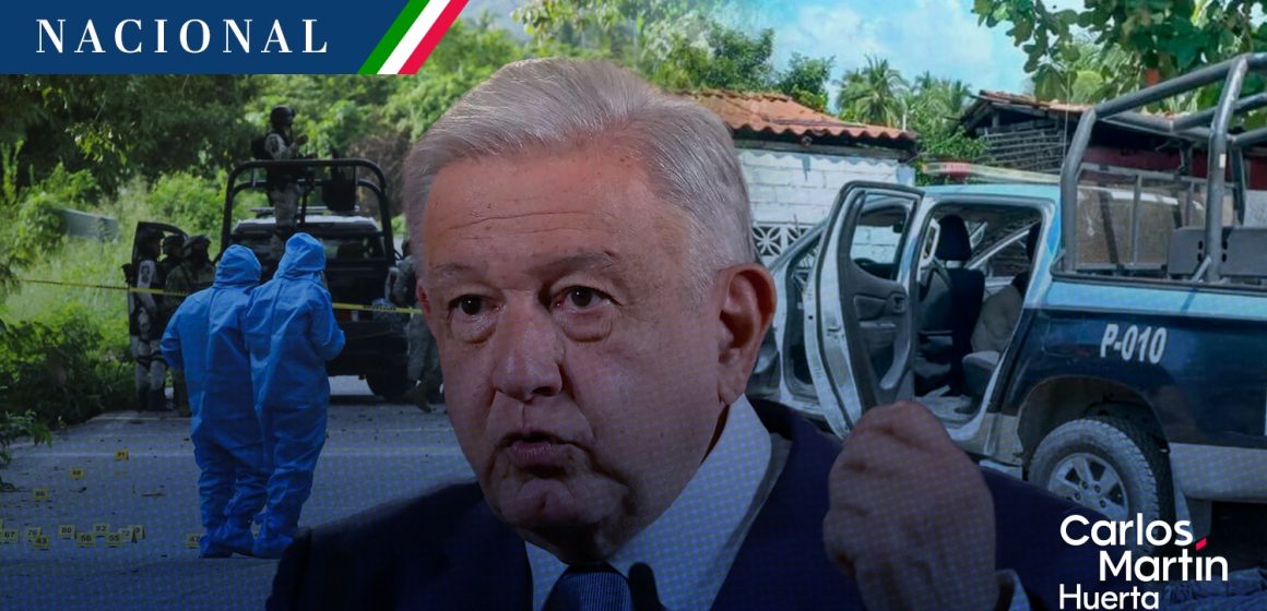 AMLO lamenta asesinato de 13 policías en Coyuca de Benítez y despliega a Guardia Nacional