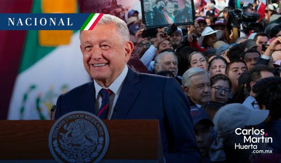 AMLO - aceptación ¿Cuál polarización? La gente está feliz, hay esperanza: AMLO